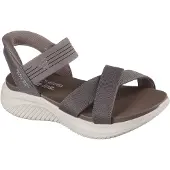 SKECHERS Sandaal 'Sandalette Damen 119975 DKTP Kunststoff (Synthetik) in braun' bruin