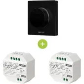 LedLoket Bundelpakket | 2x Triac draadloze dimmer | 100-240V | Incl. Mi-light afstandsbediening | Zwart