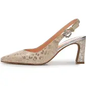 Floris van Bommel Slingpumps 'GIULI' chamois / taupe