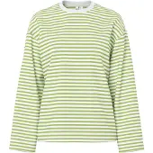 Pieces Shirt 'PCSadie' kiwi / wit