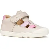 Geox Wandelschoen 'Steppie Up' beige / pastellila / poederroze / lichtroze