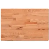 vidaXL Wastafelblad 80x40x4 cm massief beukenhout