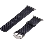 Hama Apple Watchband Carbon 38mm blauw