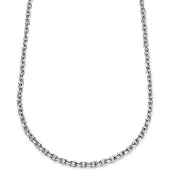 Lucleon Essentials | 6 mm Zilverkleurige Ketting met Kabelschakels