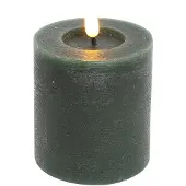 Countryfield LED stompkaars speelgoed rustiek 7,5x8cm donker groen decoratie.