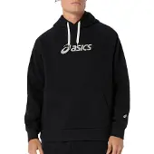 Asics Heren Sweater Logo Fleece zwart (M), Casual, Sportief, Katoen 2031F327