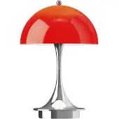 Louis Poulsen Panthella 160 Portable v3 tafellamp Original Opal Red