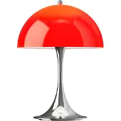 Louis Poulsen Panthella 250 portable tafellamp original opal red
