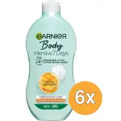 Garnier 6x Body Lotion 400ml Intense 7 Days Mango Droge Huid