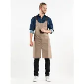 Chaud Devant 652 Bib Apron Forene Cross Mud Denim