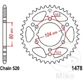 JT Sprockets 520 Jtr1478.42 Steel Achtertandwiel