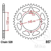 JT Sprockets Tandwiel achter R857,40