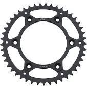 JT Sprockets Achtertandwiel 289 45 voor Honda CR/CRF modellen van '83 tot '20, ultralicht en zelfreinigend (28945JTSC) (kettingmaat 520)