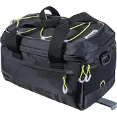 Basil Miles bagagedragertas MIK, 7L, black lime - 100% waterdicht - Polyester -
