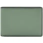 Fossil Portemonnee Steven FPW Bifold Wallet Sage Mintgroen