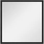 HOMCOM -Wandspiegel-Glas-50x50x2cm-Zwart