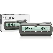 Dgt 1500 - Digitale schaakklok - Tienden van seconden weergave - Grijs