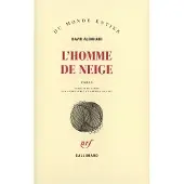 Gallimard L'Homme de neige - David Albahari