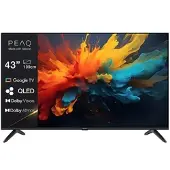 PEAQ 400684 - Ultra Hd 4k Qled-tv 43 Inch 2025