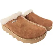 Rohde Huisschoenen 'Pantoffels Open' cognac