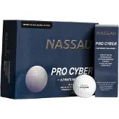 Nassau Pro Cyber - Golfballen - 12 stuks - Wit