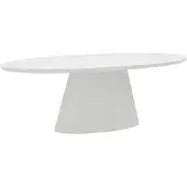 Giga Meubel Tuintafel Cleo Ovaal Wit 240cm