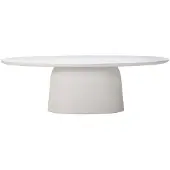 Giga Meubel Tuintafel Myrna Ovaal Wit 300cm