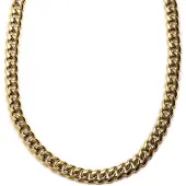 Lucleon 16 mm Goudkleurige Stalen Ketting