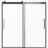 Vevor Frameloze glazen schuifdeur voor bad of douche (1422-1524 x 1524 mm)