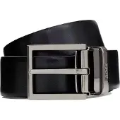 BOSS Leren Riem Otrip Sr35 Pp Leather Belt W85 Black Zwart Bruine