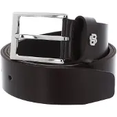 BOSS Leren Riem Emal-B Sz35 Belt W120 Dark Brown Donkerbruin