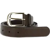 BOSS Leren Riem Anna Leather Belt W80 Dark Brown Donkerbruin