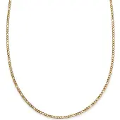Lucleon Essentials | 4 mm Goudkleurige Ketting met Figaro Schakels
