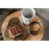 Dutchdeluxes Bord Appetizer Plate Platinum 20 cm (4-Delig)