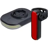 Bbb Cycling Slice 300 Combo Voorlicht & Achterlicht Set – 300 Lumen – USB Oplaadbaar – IPX6 Regenbestendig - Fietsverlichting Racefiets & MTB – BLS-282