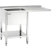 Bartscher Spoeltafel 700, spoelbak rechts, 120(B)x70(D)x85(H)cm