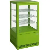 Saro Koelvitrine Saro, 3 roosters, groen, 70L, 43(b)x88(h)x38(d), 230V/170W