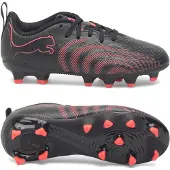 Puma Future 9 Play Gras / Kunstgras Voetbalschoenen (MG) Kids Zwart Rood