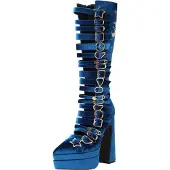 Koi Footwear LTD Laarzen 'Cyberspace Celestial' blauw / goud