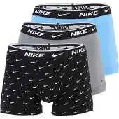 Nike Underwear Boxershorts hemelsblauw / grijs / zwart / wit