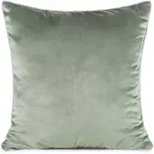 Gaja 2 Kussenhoes 60x60cm Velours met Bies - Olijfgroen
