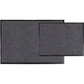 Palermo Antislip Deurmat 60x90 cm Grijs - Duurzaam & Waterabsorberend
