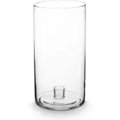 Vtwonen Kaarsenhouders - Clear - Kandelaar van Glas - Transparant - 13x25cm
