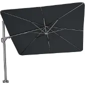 Platinum Nexus T² zweefparasol - premium doek | 300x300cm | Faded Black