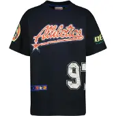 Vingino Shirt 'Hold' donkerblauw / oranje / zwart / wit