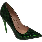 Mulanka -PUMPS-GREEN=HAK 10 CM-SIZE 38