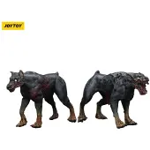 Joy toy (CN) Zombie Dark Source Action Figuur 2-Pack Police Dogs 8 cm Action Figuur