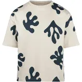 Koko Noko T-shirt ecru Jongens Stretchkatoen Ronde hals All over print - maat 92