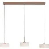 Paul Neuhaus Hanglamp Marika, dimbaar, crème / amber, Woon-/ Eetkamer, Glas, Modern, hanglamp