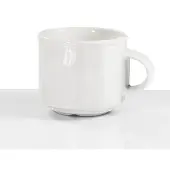 Lubiana Merkury Kop en Schotel 250ml Wit Porselein